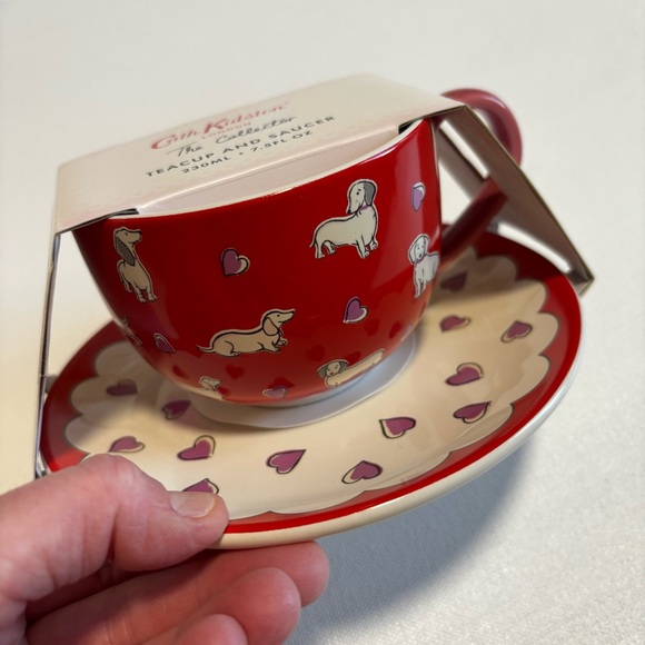 CATH KIDTSON Dachshund Doxie Teacup And Saucer Cath Kidston London - Picture 5 of 8